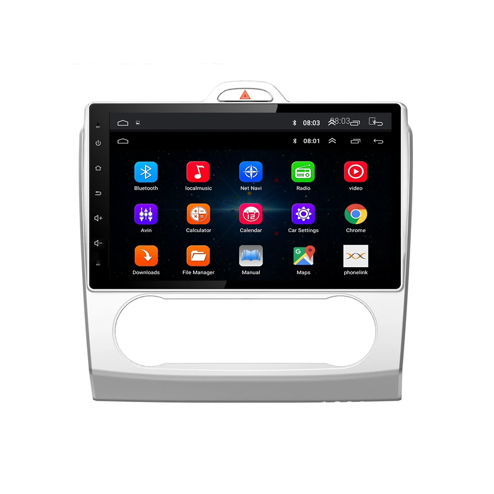 

Автомагнитола для FORD Focus 2004-2011, 2 Din, четыре ядра, Android