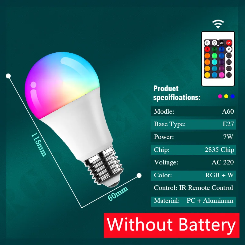 

Antenso RGB LED лампа E27