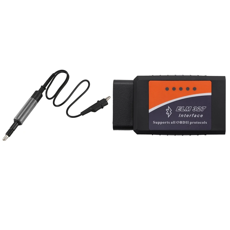 

1 шт. Elm327 Bluetooth V1.5 Obd2 автомобильный сканер Obdii автомобильный диагностический инструмент и 1 шт. автомобильный тестер искрящей вилки система з...
