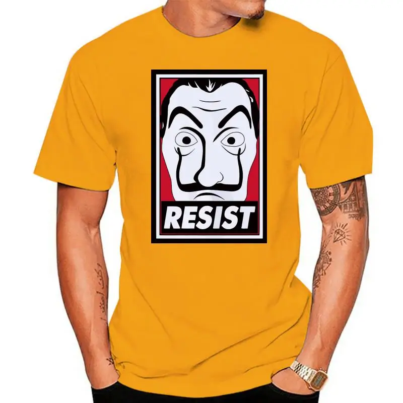

House Of Paper Money Heist La Casa De Papel Men T Shirt Fashion 2022 Summer New Casual Cotton Hip Hop Streetwear Fitness T-Shirt
