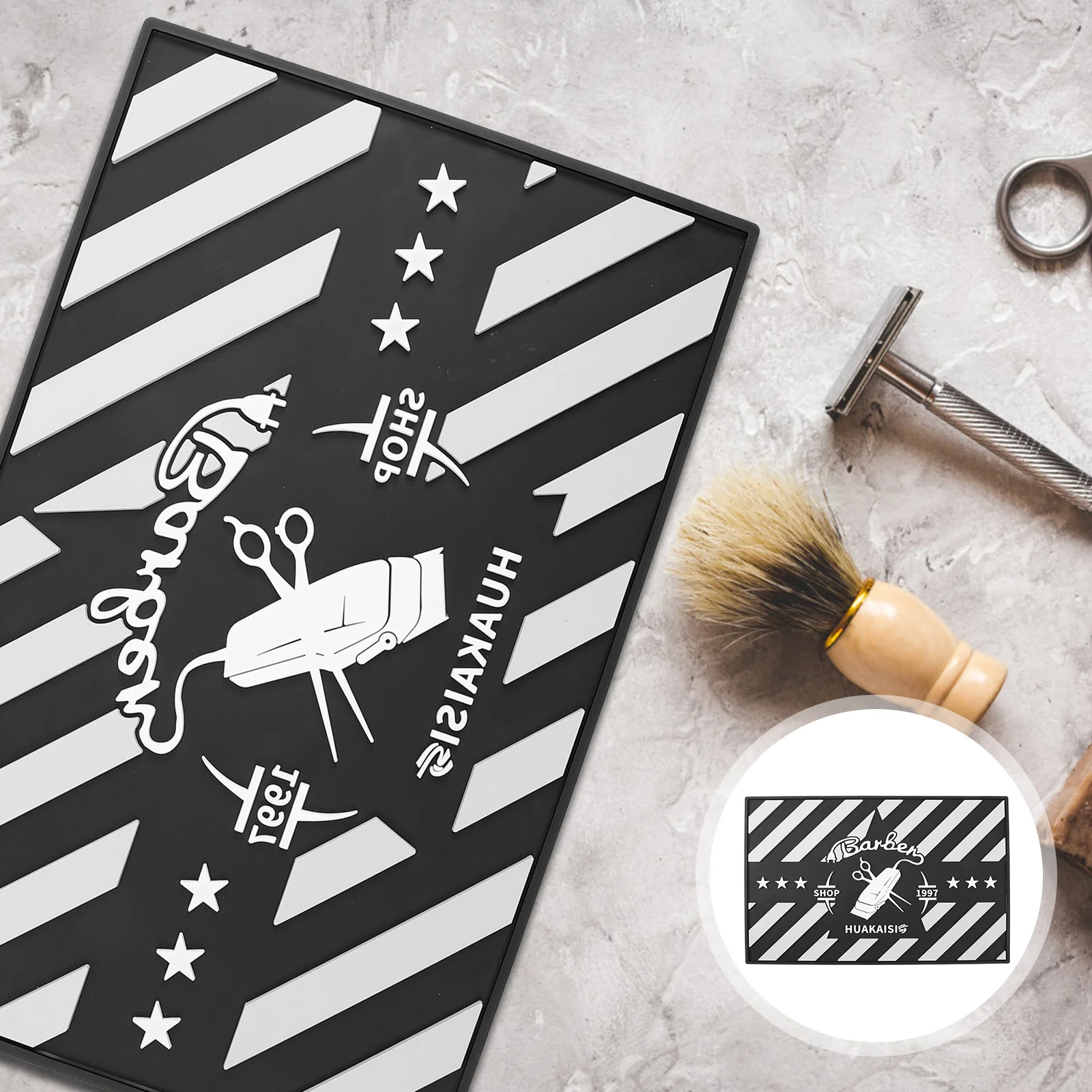 

Коврик силиконовый инструмент для подогрева волос триммеры для утюга антискользящий парикмахерский Нескользящая подушка ножницы для стри...