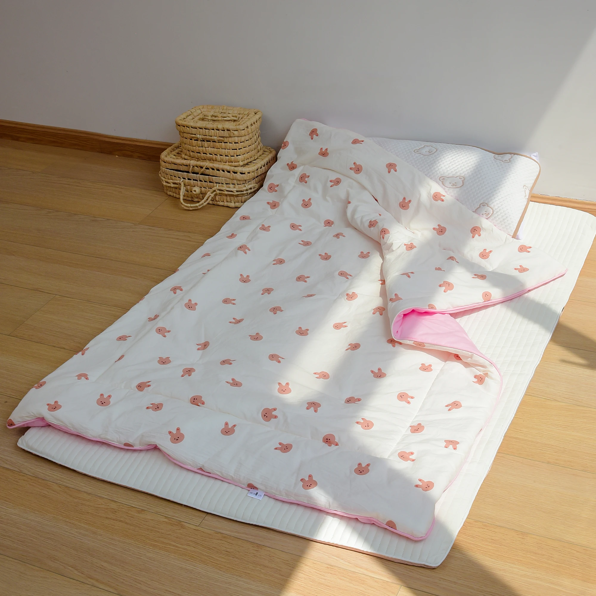 Комплект детского постельного белья с принтом весенне-осенний стеганый хлопок