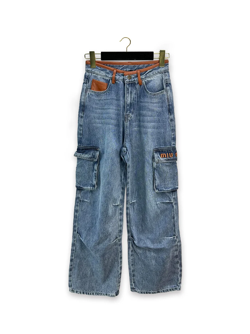 

Джинсы-карго женские прямые с завышенной талией, винтажные свободные брюки из денима с широкими штанинами, уличная одежда в стиле ретро, Y2K, осень/зима