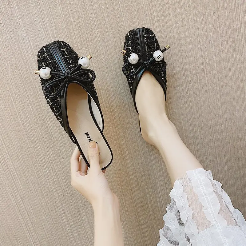

2022 spring and summer new fashion package foot outreach popular ladies soft bottom comfortable slippers 1778