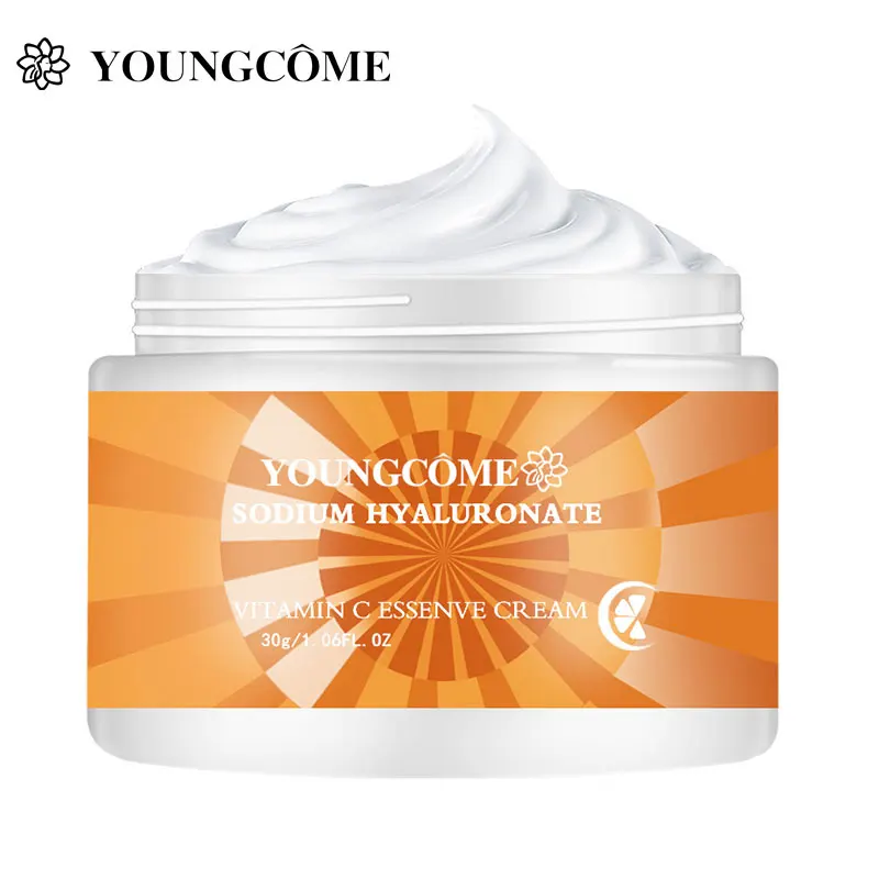 

YOUNGCOME Vitamin C Cream Hydrating Moisturizing Whitening Remove Wrinkles Brighten Diminish Fine Lines Shrinking Pores