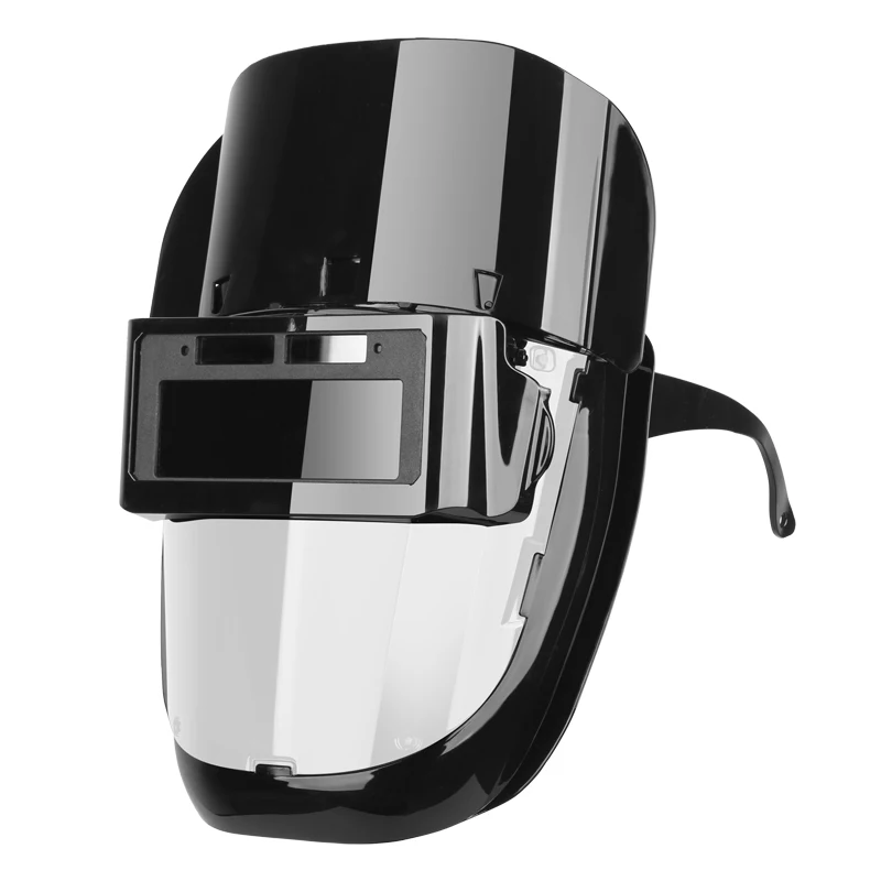 Сварочная маска с автоматическим затемнением шлем очки прозрачные линзы двойная