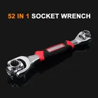 Гаечный ключ Tiger 48 в 1, ручной инструмент, торцевой ключ, болты, звездообразный ключ, 360 градусов, 6-точечная УНИВЕРСАЛЬНАЯ мебель