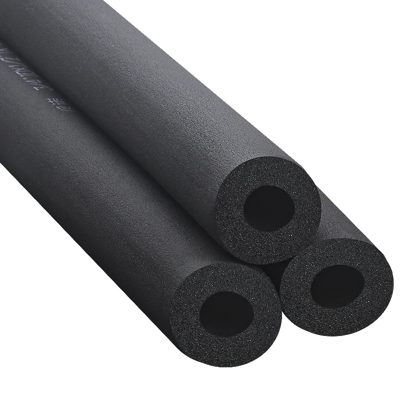 6mm Black ppr Sponge Pipe buffer protective cover Insulation waterproof Pipeline Holder Thermal Tubular Air conditioning fitting
