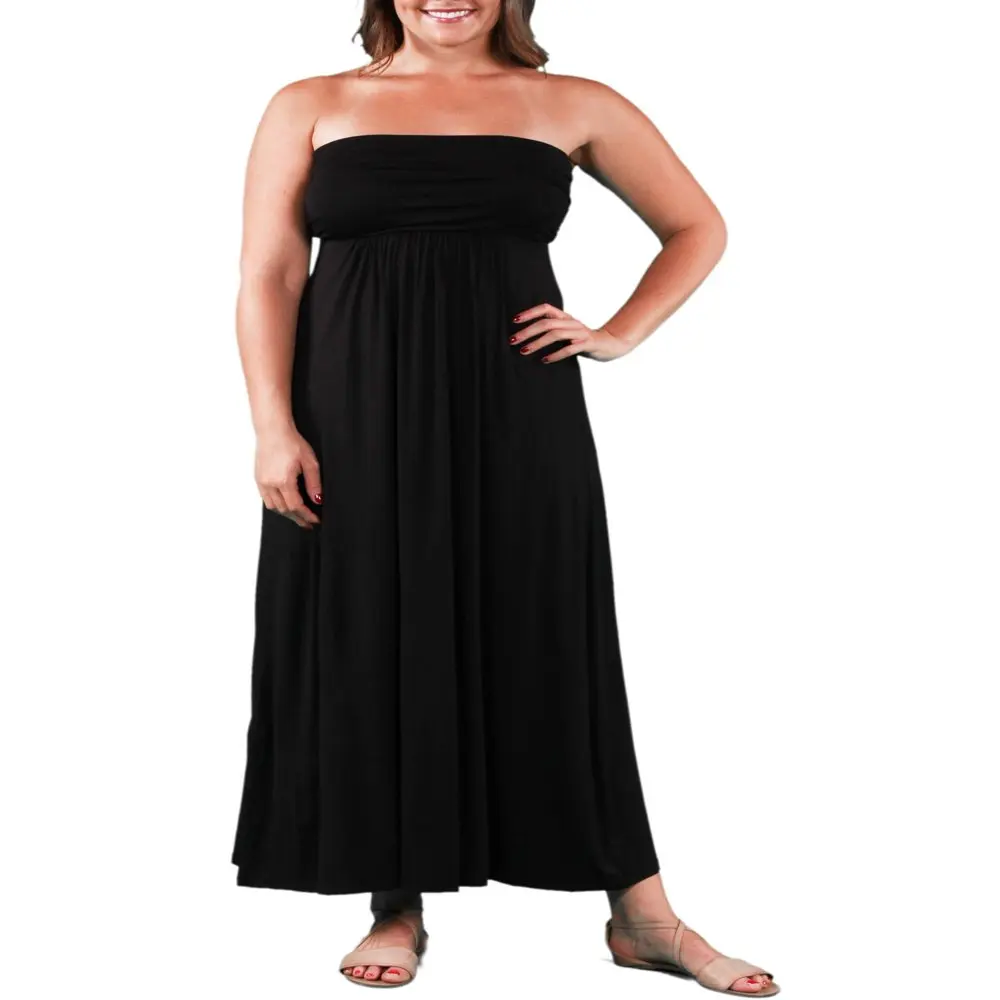 

Women`s Plus Maxi Tube Dress