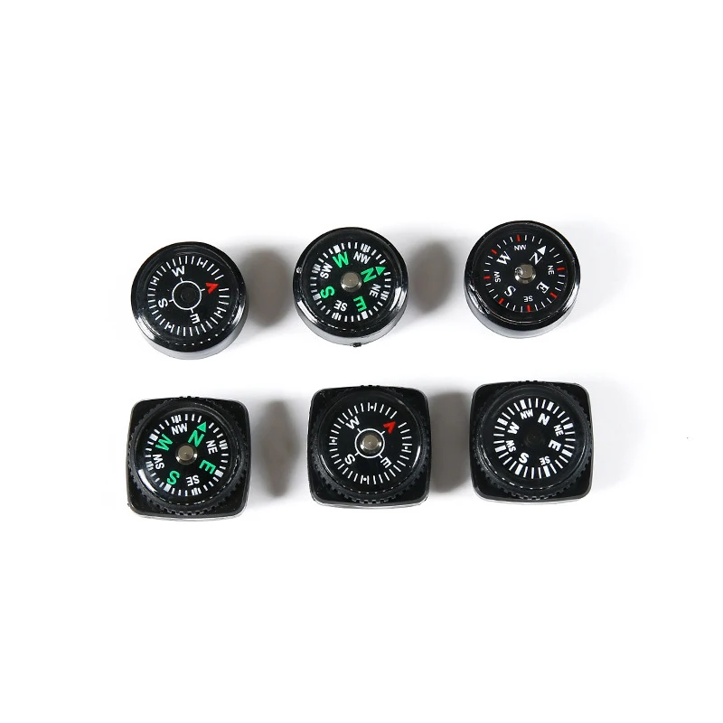 

5PCs Portable Mini Camping Hiking North Navigation Handheld Accurate Compass Survival Compasses Button Design Practical Guider