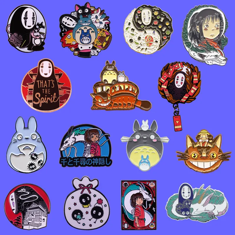 

Japanese Classic Film And Television Anime Character Badge Cartoon Metal Brooch Accessory Shirt Backpack Pin Decoration Jewelry