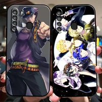 japan anime jojos bizarre adventure phone case for samsung galaxy s20 s20fe s20 ulitra s21 s21fe s21 plus s21 ultra black