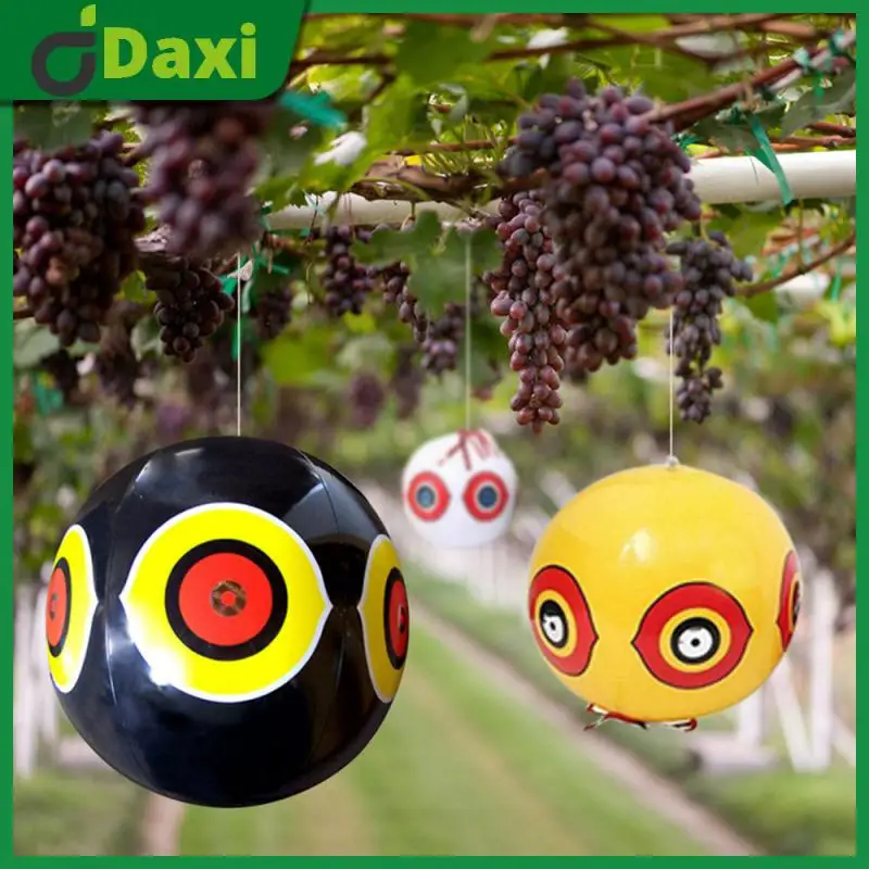 

Pvc Inflatable Bird Scarer Creative Bird Repellent Tool Hanging Balcony Bird Repellent Garden Accessories Eye Ball Bird Repeller