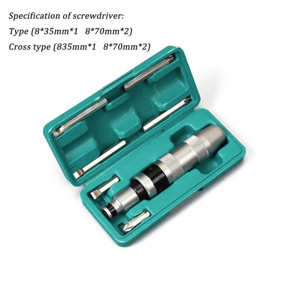 

7pcs Detachable Impact Screwdriver Set Professional Nutdriver Tools Heavy Duty Manual Screwdrivers Accessories
