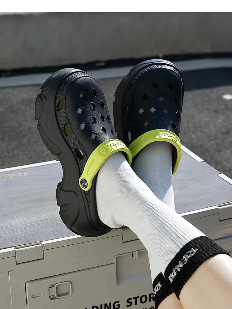 Шлепанцы женские водонепроницаемые летняя Уличная обувь мягкая подошва садовые