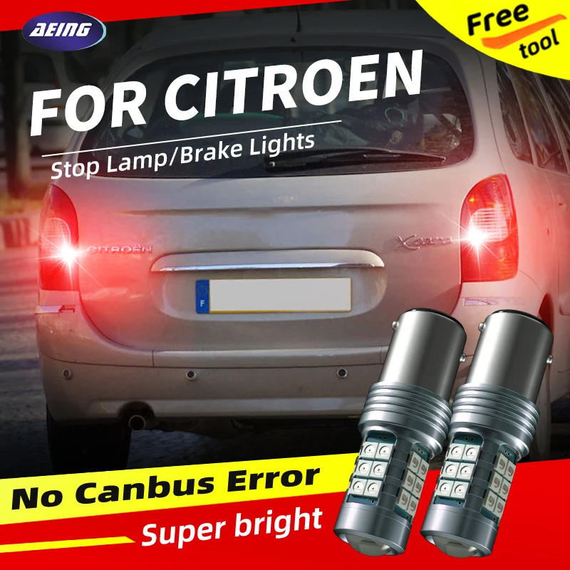 Задние стоп-сигналы для Citroen C4 Grand Picasso C5 Break C6 C8 Dispatch DS3 DS4 Xsara Picasso Mk1 Mk2, 2 шт., P21/5 Вт