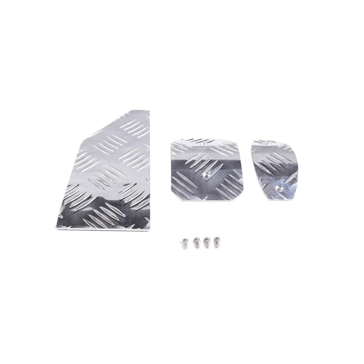 

Car Accelerator Footrest Pedal Brake Clutch Pad for 500 2010-2015 Interior Accessories Aluminum Alloy Silver