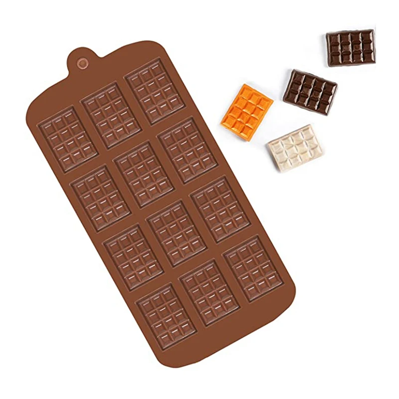 

Tofok силиконовые формы для шоколада, хрупкие формы для шоколада с антипригарным покрытием, формы для конфет, форма для выпечки, кубики для шок...