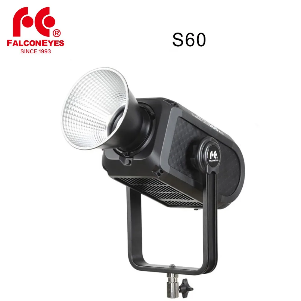 

FalconEyes COB LED Studio Video Photography Fill Light 5600K Water-resistant 600W App Ctrl 9 Scene Effect For Movie Lighting S60