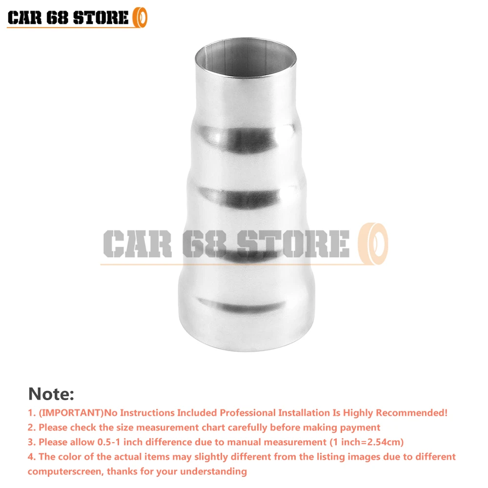 

145mm General Motors Exhaust Connection Pipe Adapter Diverter Reducer Muffler Pipe Car Retrofit Accessories