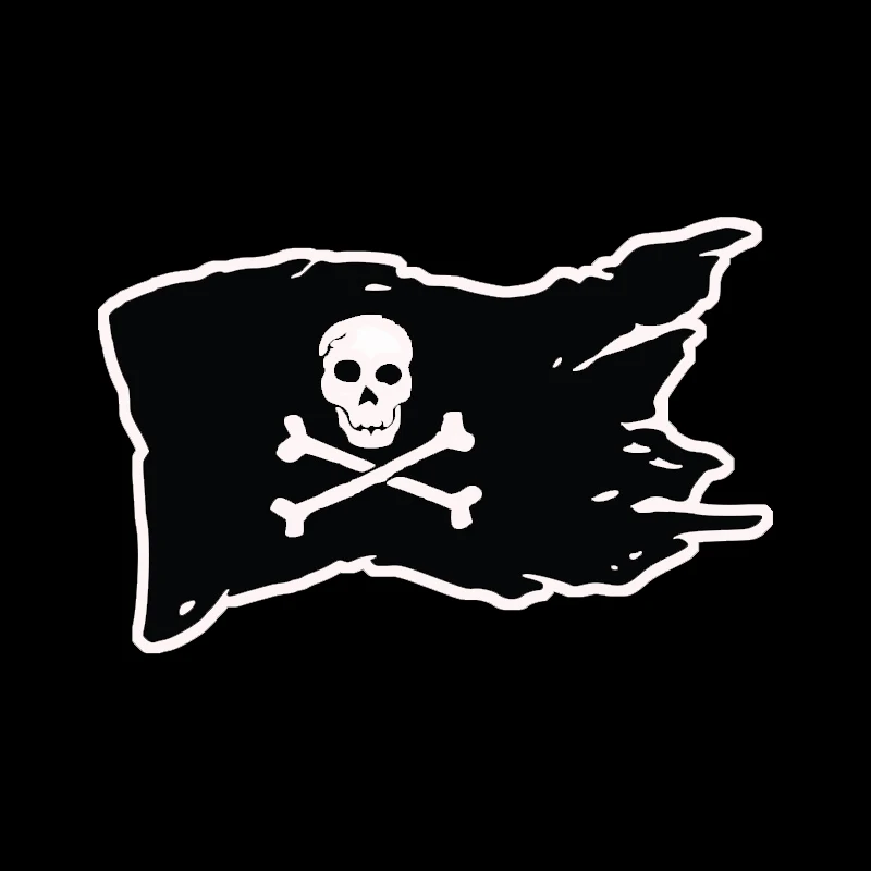 

33738 # пиратский флаг, череп, автомобильная наклейка, Виниловая наклейка, водонепроницаемая наклейка для стайлинга автомобиля, автомобильные аксессуары