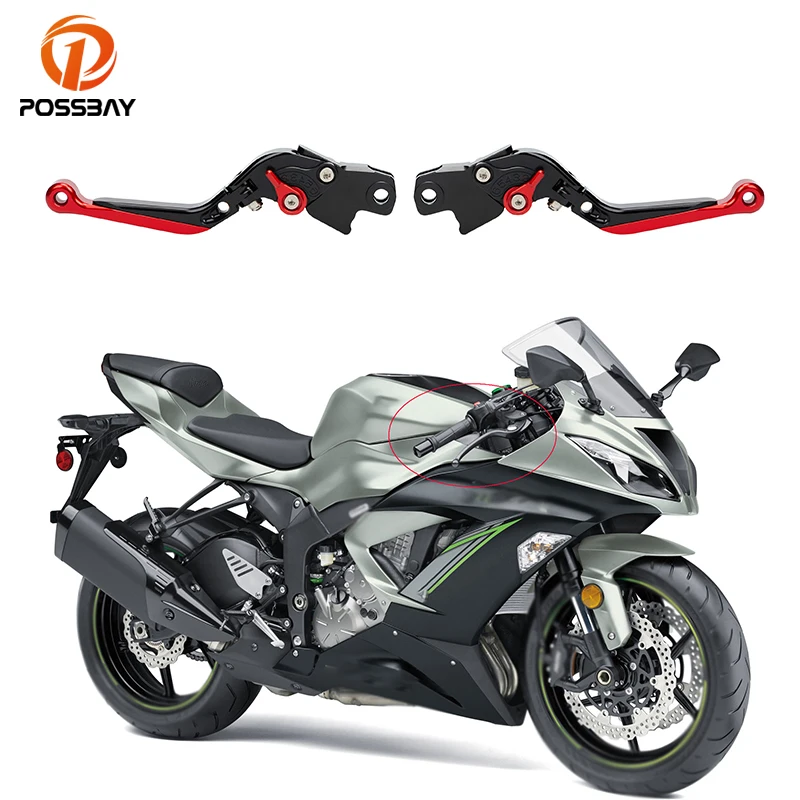 

Motorcycle Brake Clutch Levers Adjustable Foldable for Kawasaki ZX6R/636 ZX10R Z1000SX/NINJA 1000/Tourer Z1000 Z750R Accessories
