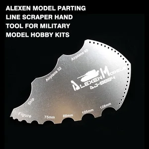 Model Parting Line Scraper Hand Tool for Military Model Kits for Resin Soldier Figures Military Model Kits Hobby Kits AJ0006