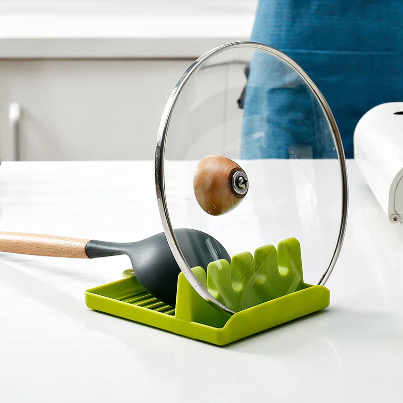 

Kitchen Spoon Holders Fork Spatula Rack Shelf Organizer Chopsticks Holder Non-slip Spoons Pad Kitchen Utensils for Accessories