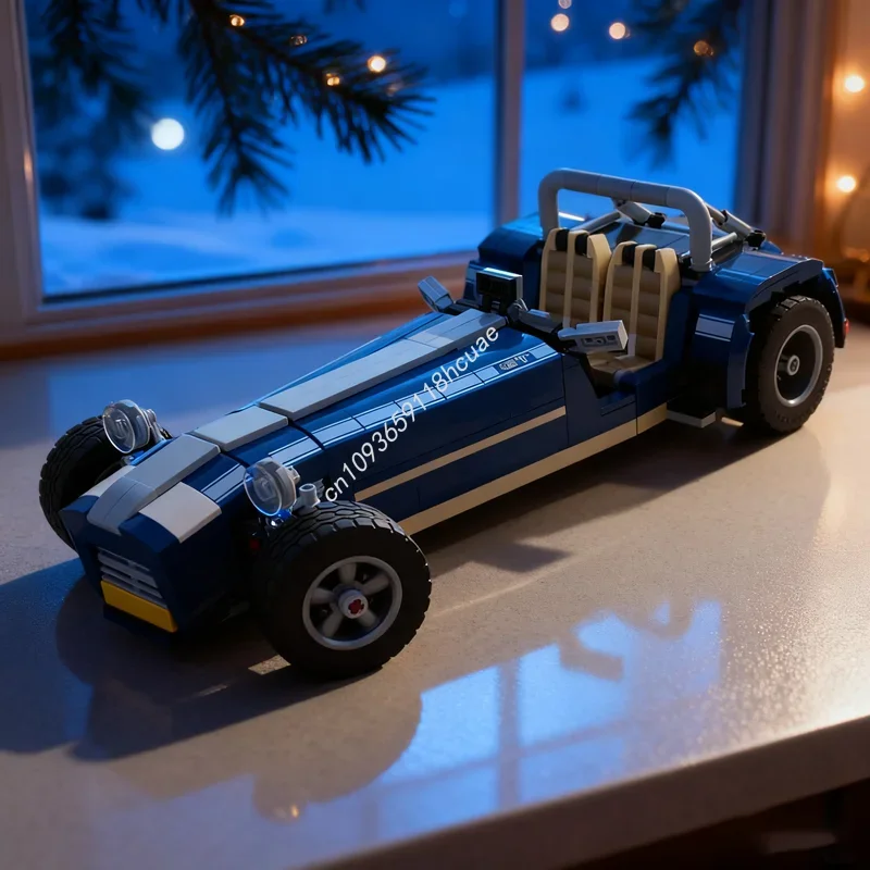 Фото Набор для сборки модели Caterham 7 (694 детали) MOC Creator Expert: развивающий конструктор, идеальный подарок на праздник, креативная игрушка, обучающий конструктор №1