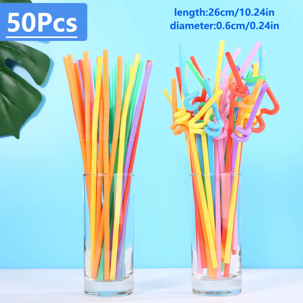 

Складные многоцветные трубочки для напитков ZOMASOU