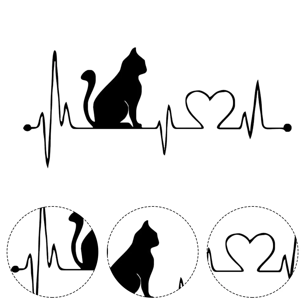 

Sticker Car Body Stickers PVC Decals Cat Wall Beautify Window Decorative Animals