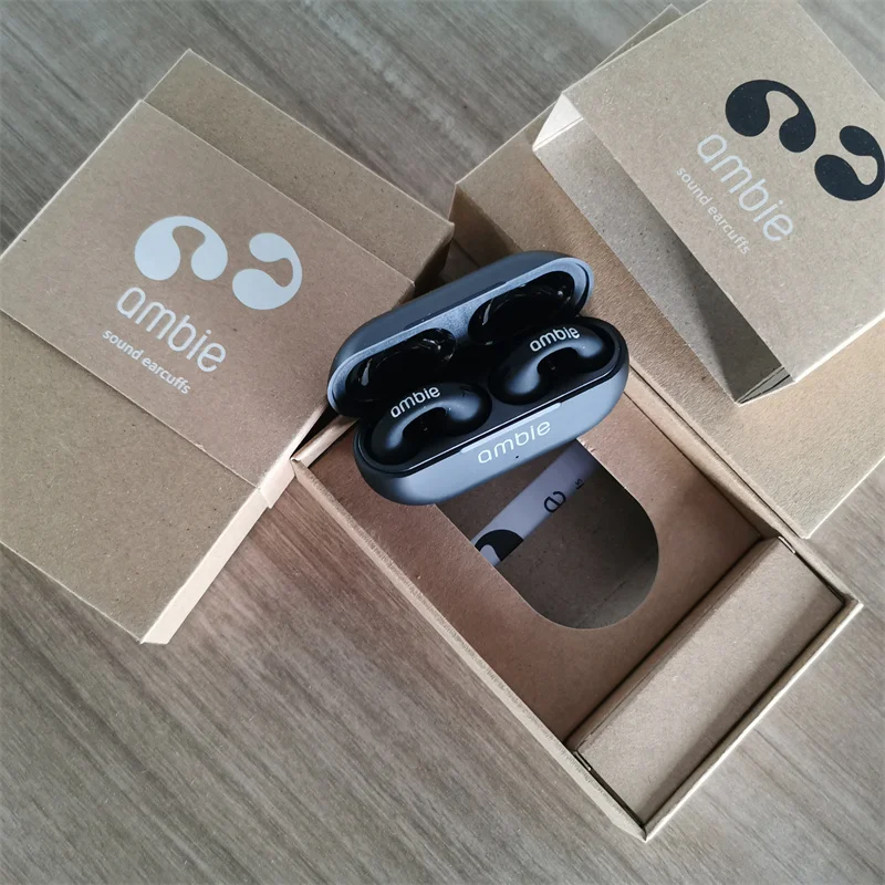 

For Ambie Sound Style Earcuffs Ear Bone Conduction Wireless Bluetooth Earphones Headset TWS Sport Earbuds