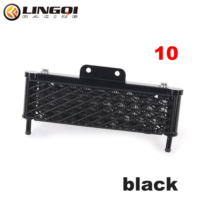 

Масляный радиатор для питбайка, 4-рядный мотоциклетный радиатор, охлаждение двигателя, алюминиевая замена, универсальный для Monkey 50 125CC Moto Quad