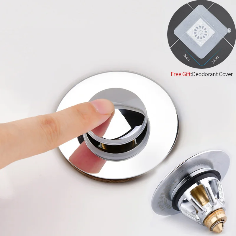 

Универсальный сердечник из нержавеющей стали с эффектом отскока, фильтр для слива волос, дезодорант для ванной, стопор для кухни, аксессуар...