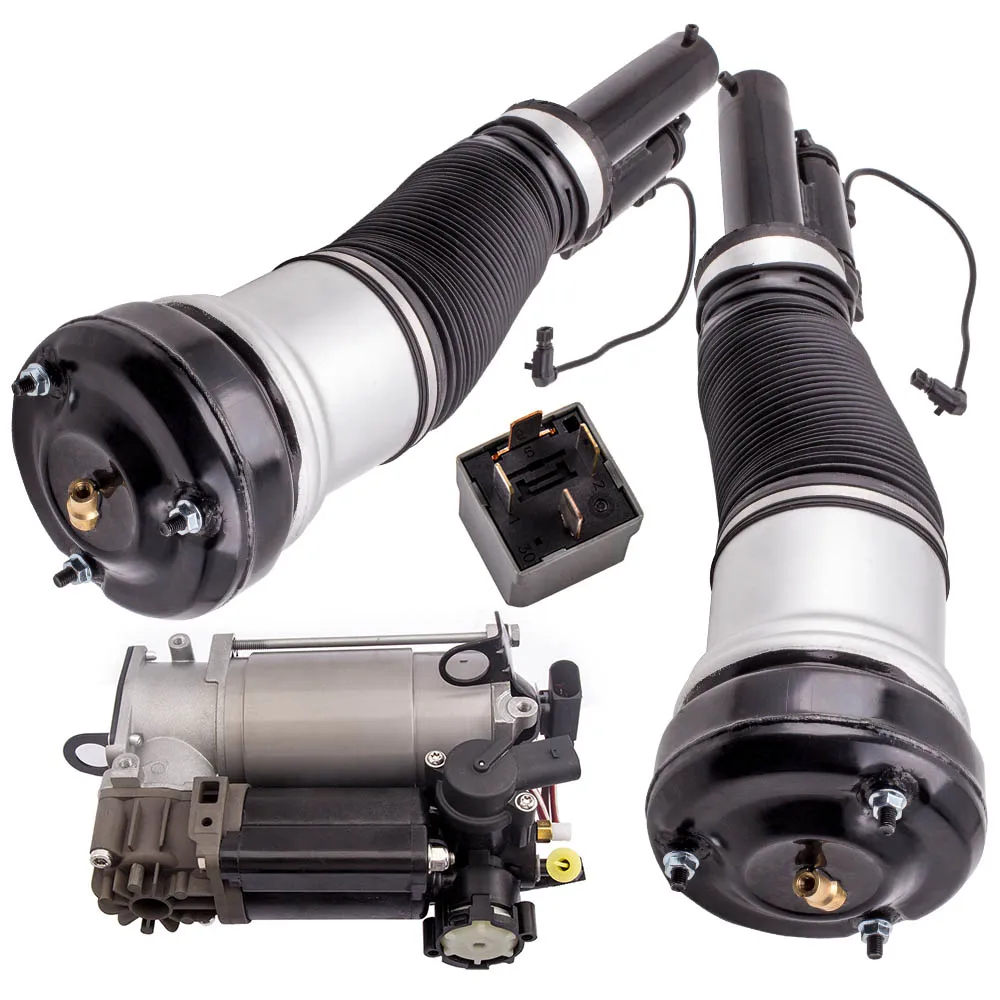 Передняя Пневматическая Подвеска + воздушный насос для Mercedes S Class W220 98-06 2203202438 S430