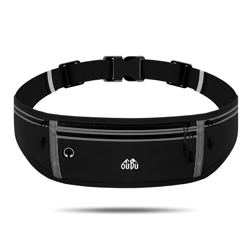 

Men's Belt Bag Sports Fanny Pack for Women Nylon Waterproof Case Waist Bum Bag Running Jogging Belt Pouch