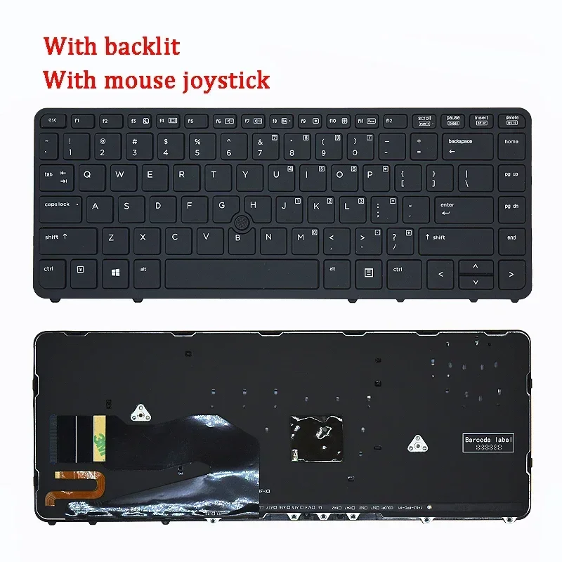 Новая клавиатура для ноутбука совместимая с HP EliteBook 840 850 740 750 745 G1 G2 ZBook 14 15U