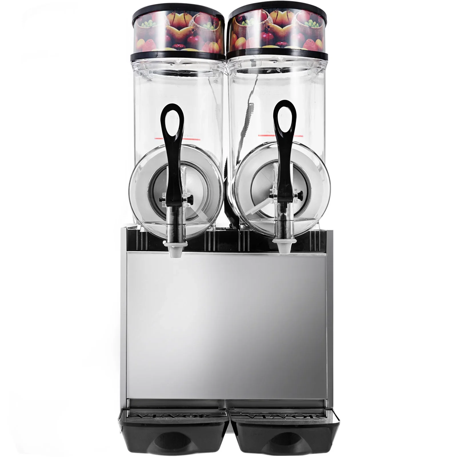 машина для слякоти 2 резервуара замороженный напиток 700 Вт коммерческое