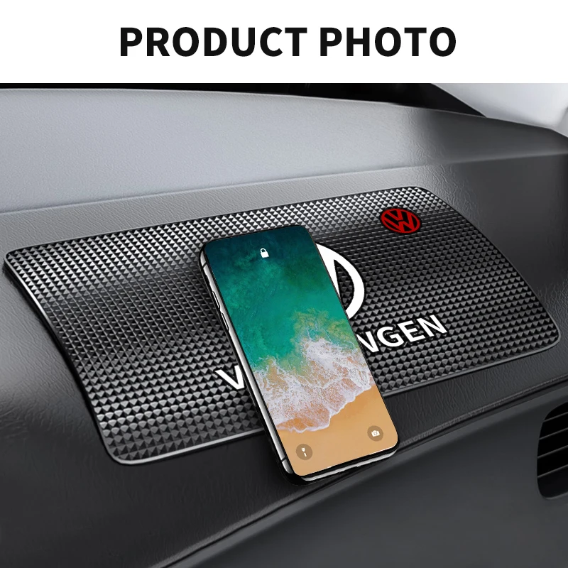 Автомобильный силиконовый липкий нескользящий коврик для приборной панели