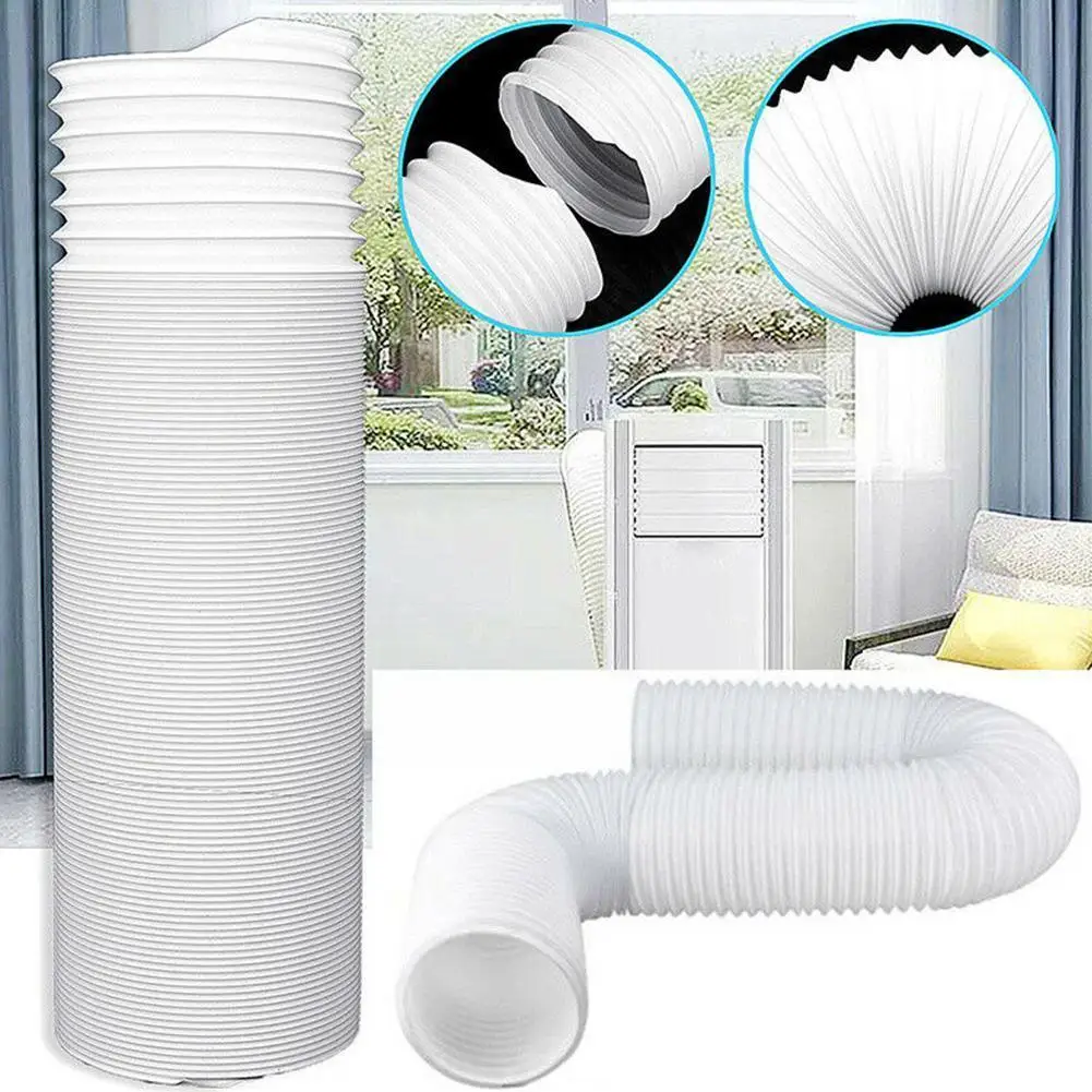 

13/15cm Diameter Flexible PVC Tube Air Conditioner Condition Exhaust Pipe Outlet Air Extension Free Hose Accessories Duct V Z7X8