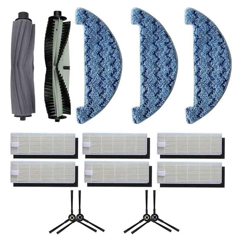 

1 Set Roller Brush Side Brush Filter Roller Brush Replacement Accessories For Ilife A7/A9S/X785/X750/X800 Robot