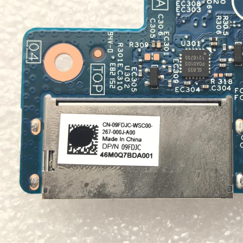 Новый USB-аудио устройство чтения карт RJ45 плата ввода-вывода DIS для Dell Vostro 16 5630V5630