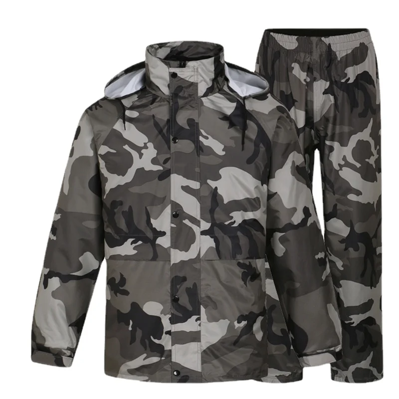 

Камуфляжный непромокаемый плащ для взрослых для активного отдыха и походов