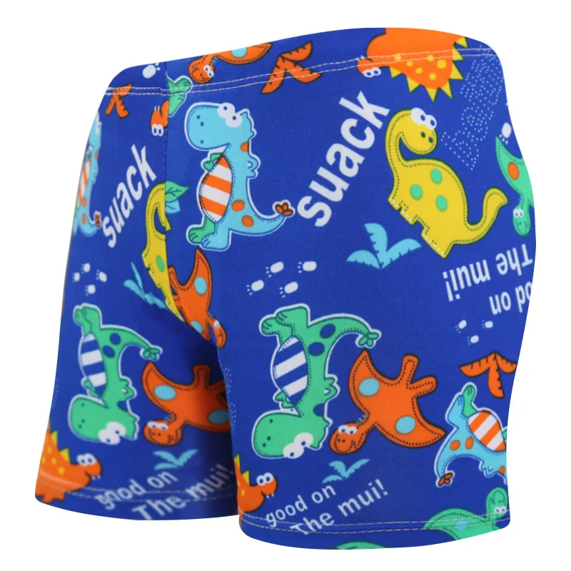 

2021 New Children's Swimsuit Hot Spring Swimsuit Polyester Leisure Cartoon Print Boys' Swim Trunks Wholesale