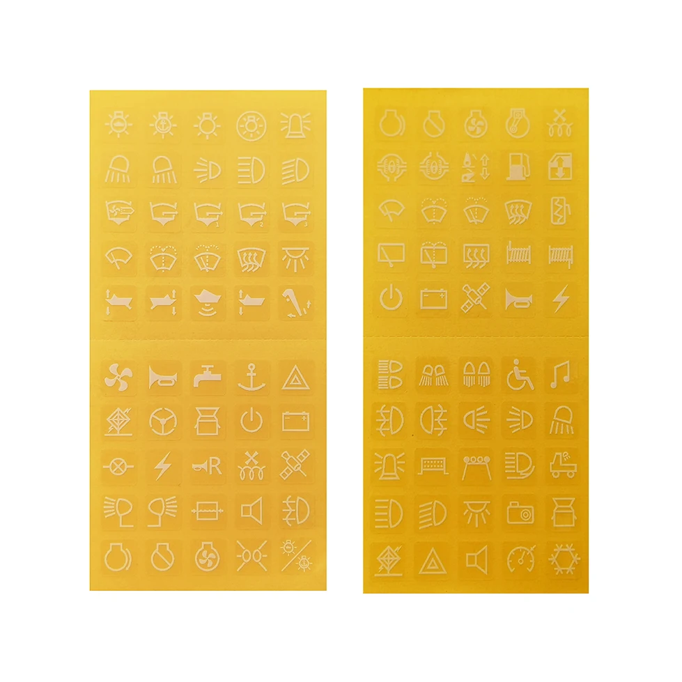 

Белые, черные наклейки на кнопки для автомобильного лодки, наклейки на кнопки, водонепроницаемые светодиодные наклейки на панель кулисного переключателя, этикетки на приборной панели