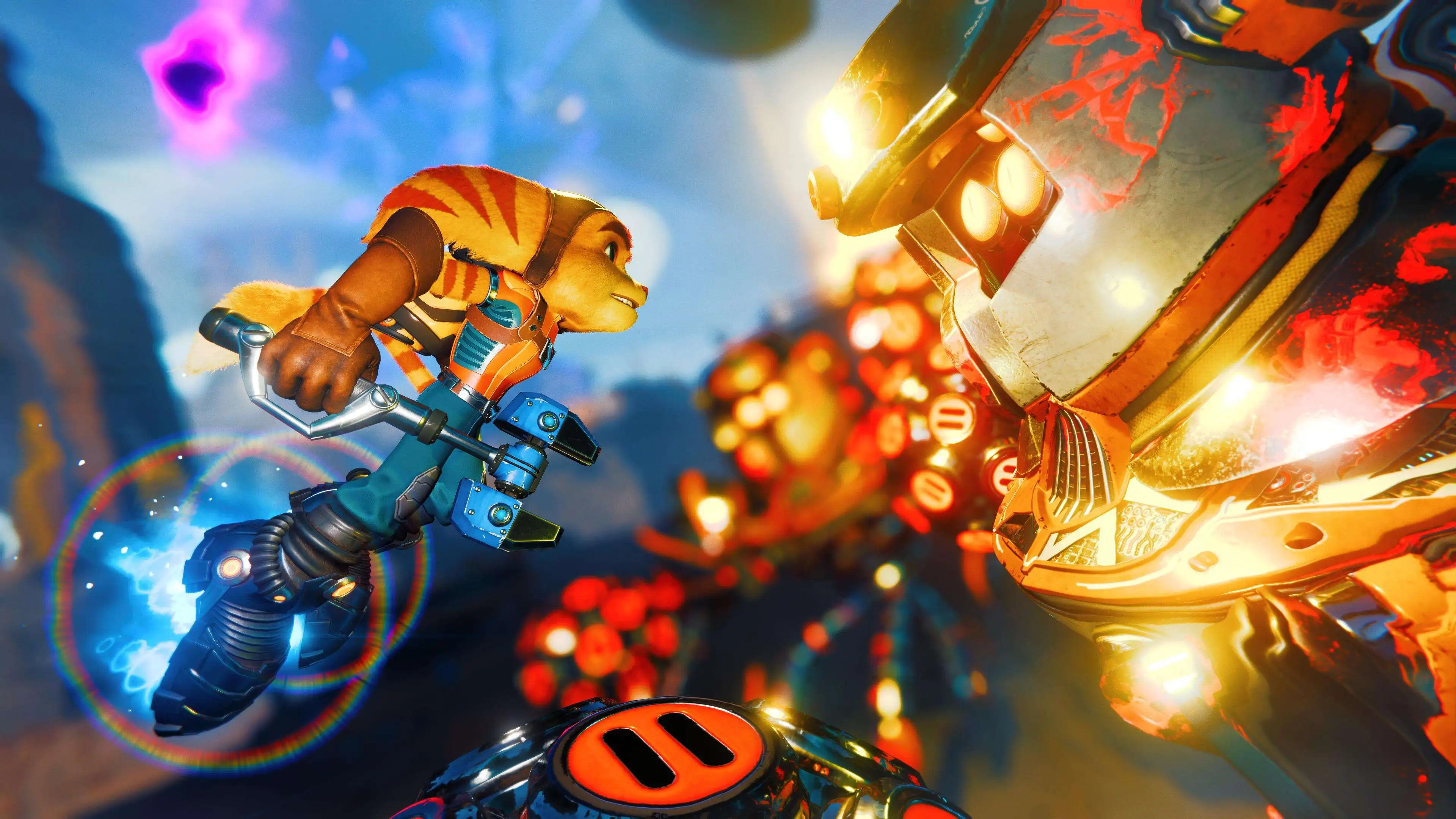 Трещотка и захлопывание: Rift Apart - PlayStation 5 оригинальная видеоигра Playstatian |