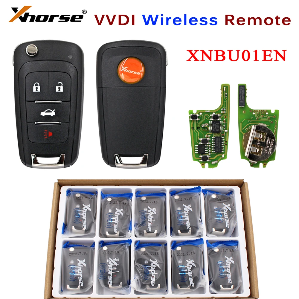 Xhorse XNBU01EN VVDI беспроводной универсальный дистанционный Автомобильный ключ для VVDI2 VVDI ключ инструмент для Chevrolet Buick стиль Xhorse XNBU01EN VVDI беспроводной универсальный дистанционный Автомобильный ключ для VVDI2 VVDI ключ инструмент для Chevrolet Buick стиль