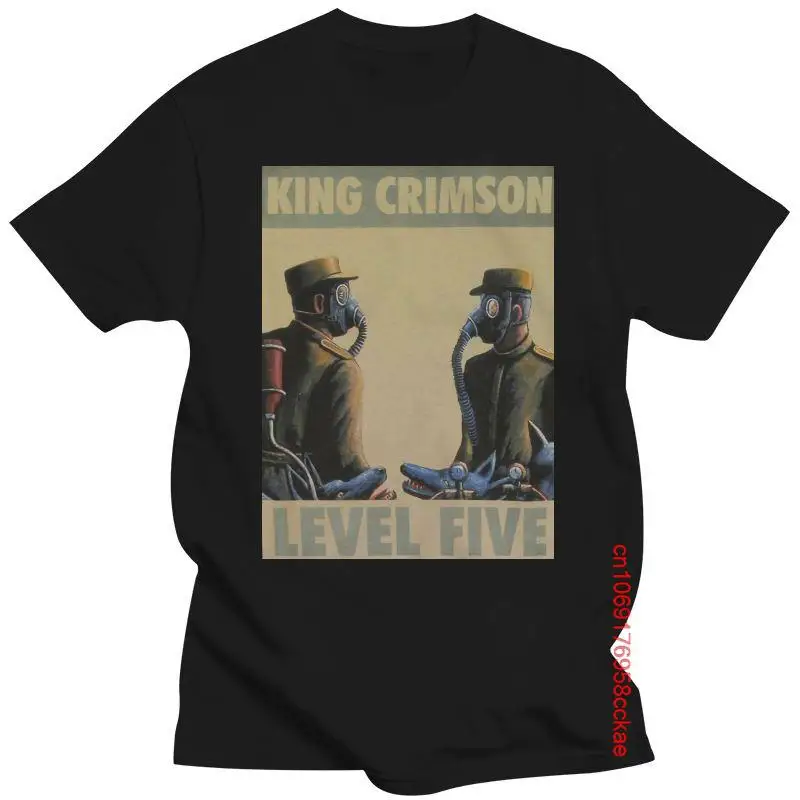 

Ropa de hombre King Crimson Level Five (diseño Retro), camiseta verde, camiseta de figura completa