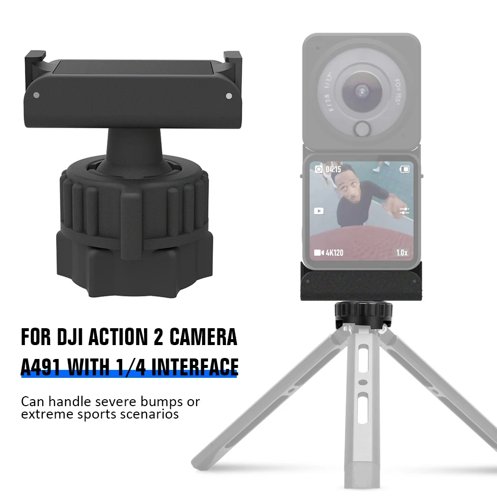 

Magnetic Adapter Mount for DJI Action 2 Camera 1/4 inch Screw Tripod Bracket Sports Camera Accessories Kit