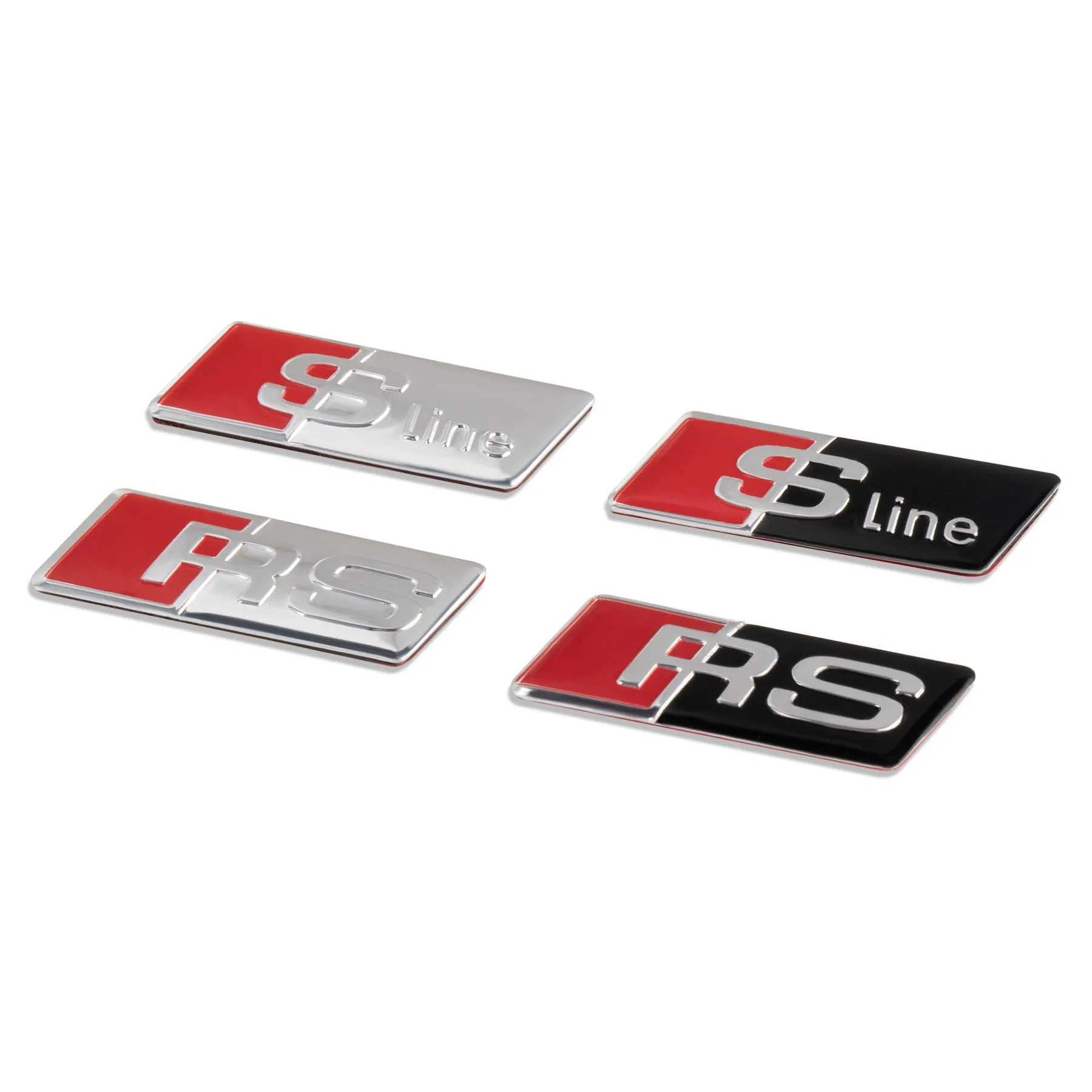 3D алюминиевый стильный Автомобильный руль SLINE RS украшение-эмблема стикер
